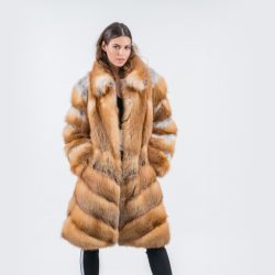 Red fox fur coat story