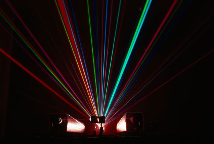 Noble gas used in lasers