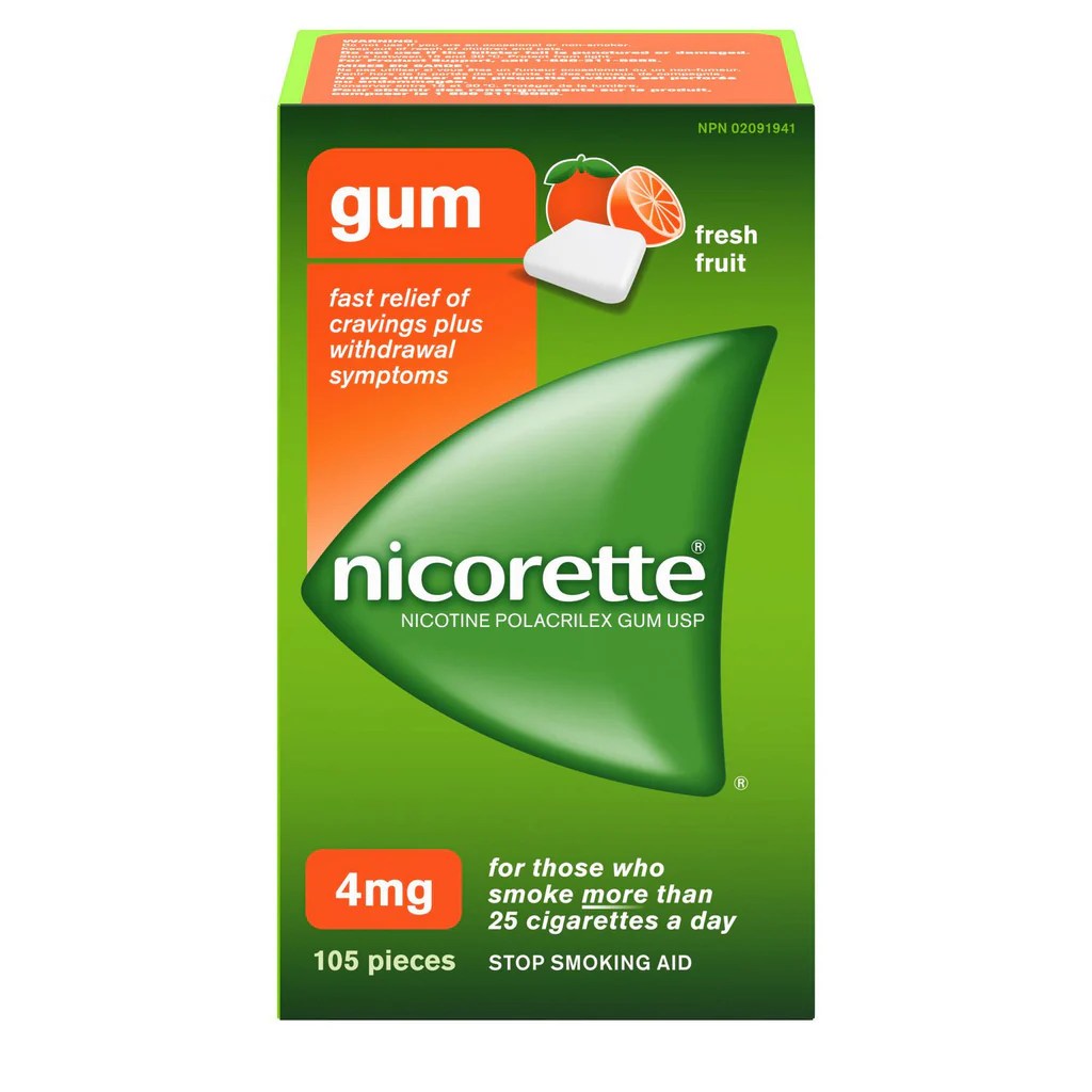 Nicorette gum 2mg assorted coated