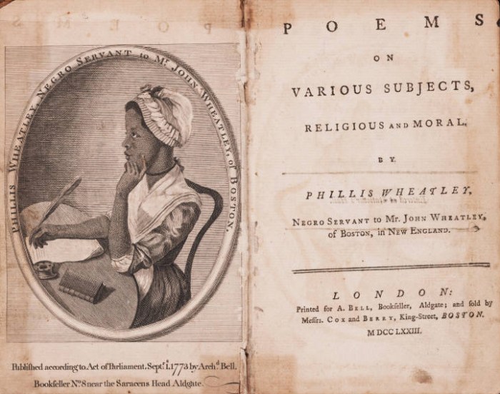 To maecenas phillis wheatley analysis